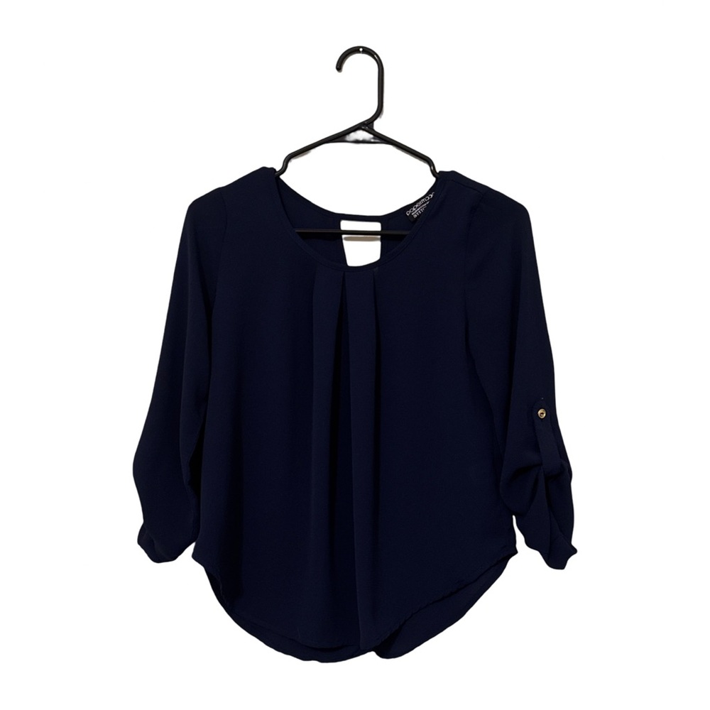 Stitch Fix navy top with gold details
Size xsp xsmall petite